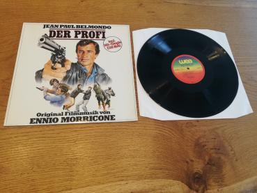 Der Profi Jean Paul Belmondo Original Filmmusik von Ennio Morricone 1982 WEA 58434 Deutsche Pressung NM/VG+